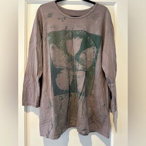 Blue Fish L/S Studio Tee in Aurore